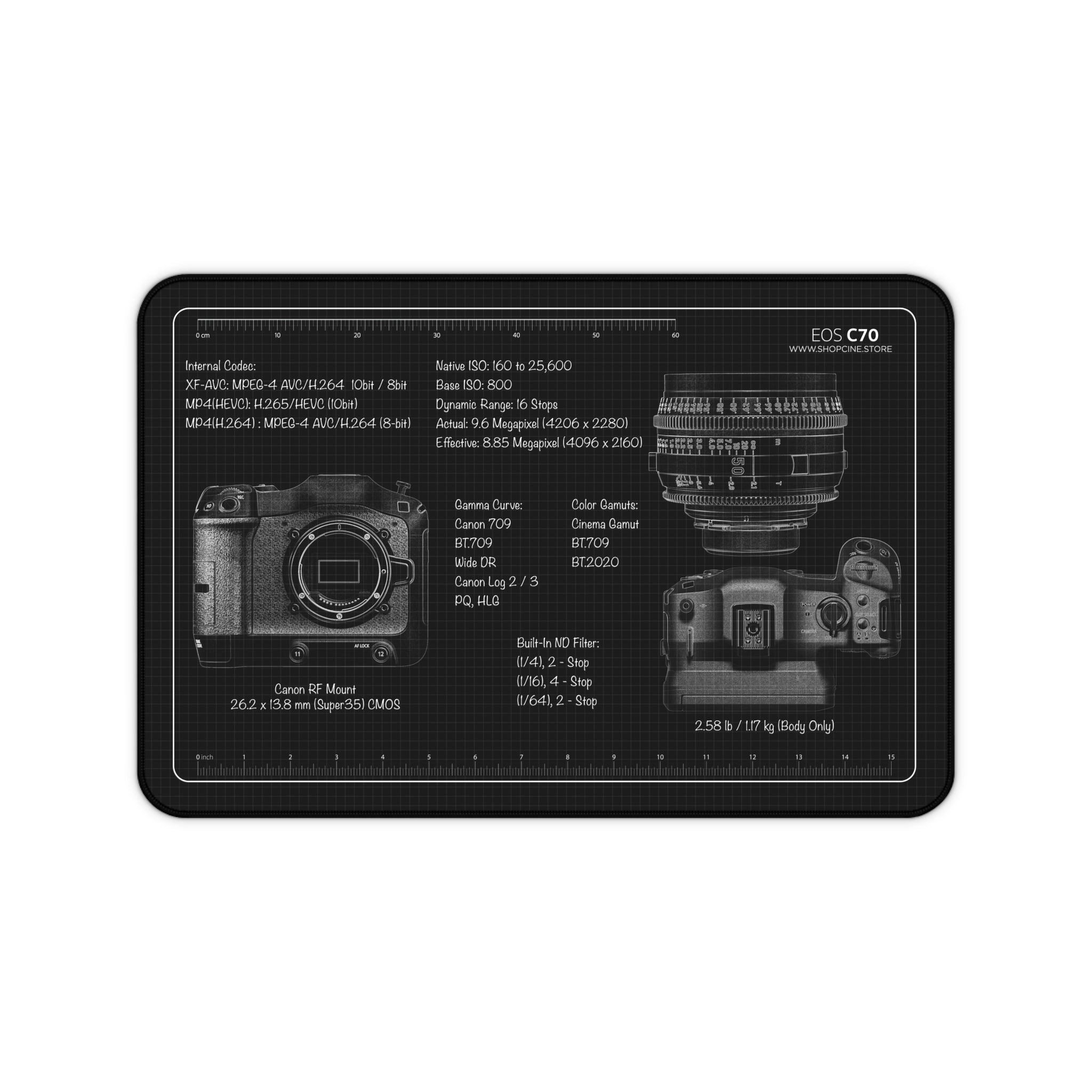 Canon C70 | Blackout Camera Mat