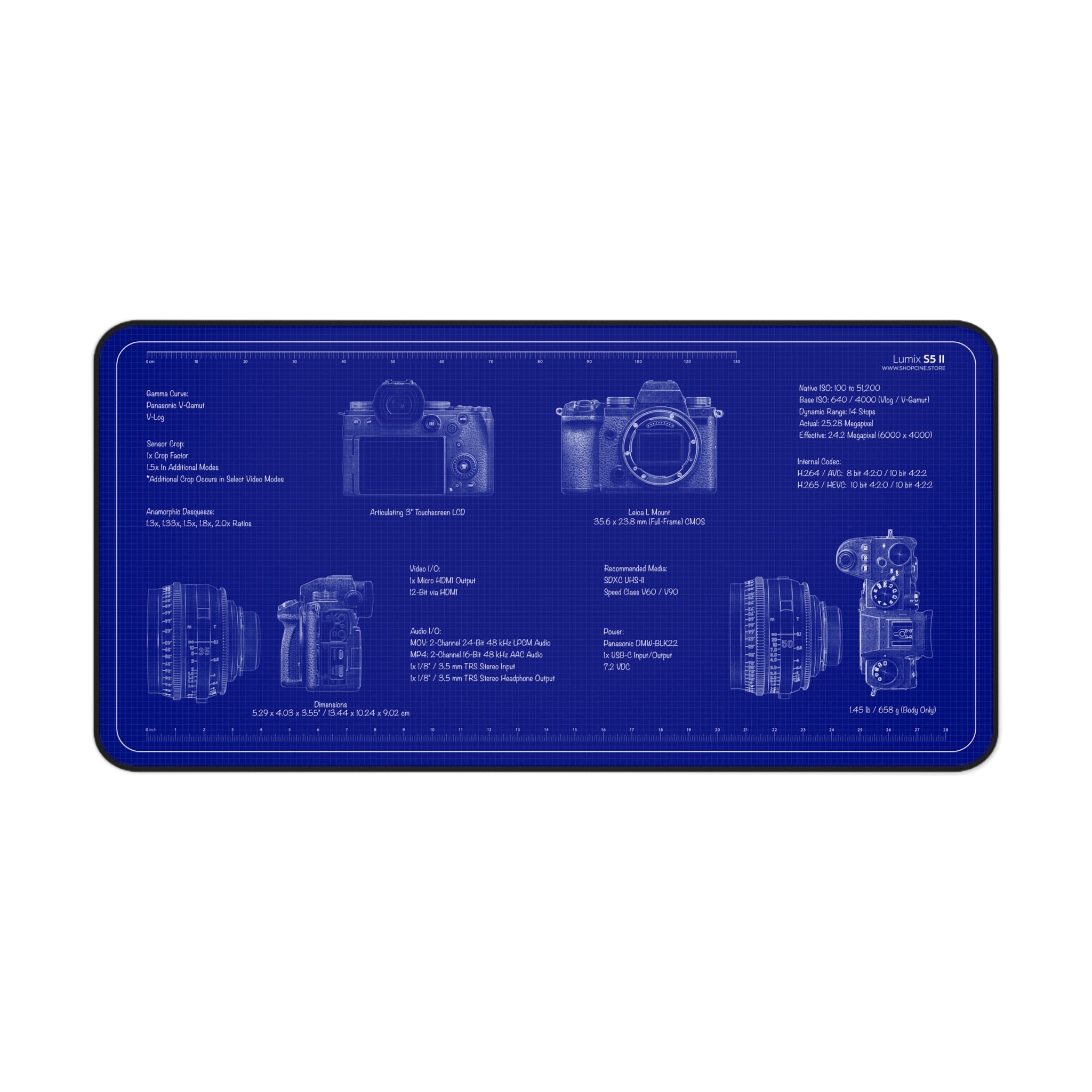 Panasonic Lumix S5 II | Blueprint Camera Mat