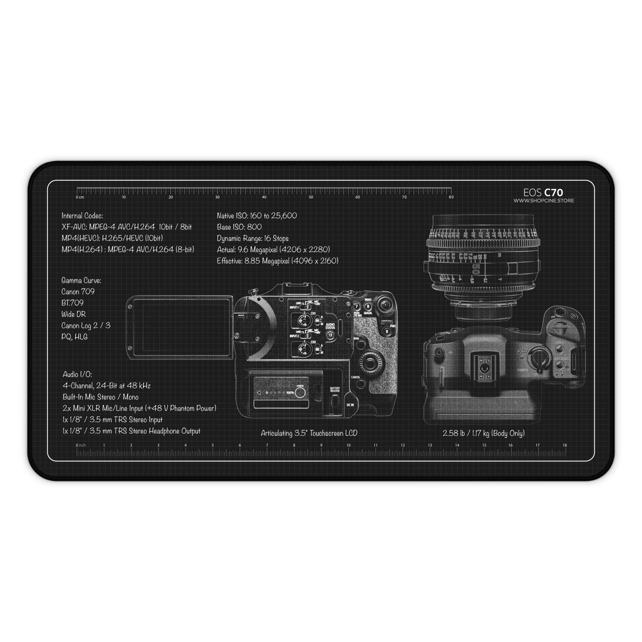 Canon C70 | Blackout Camera Mat