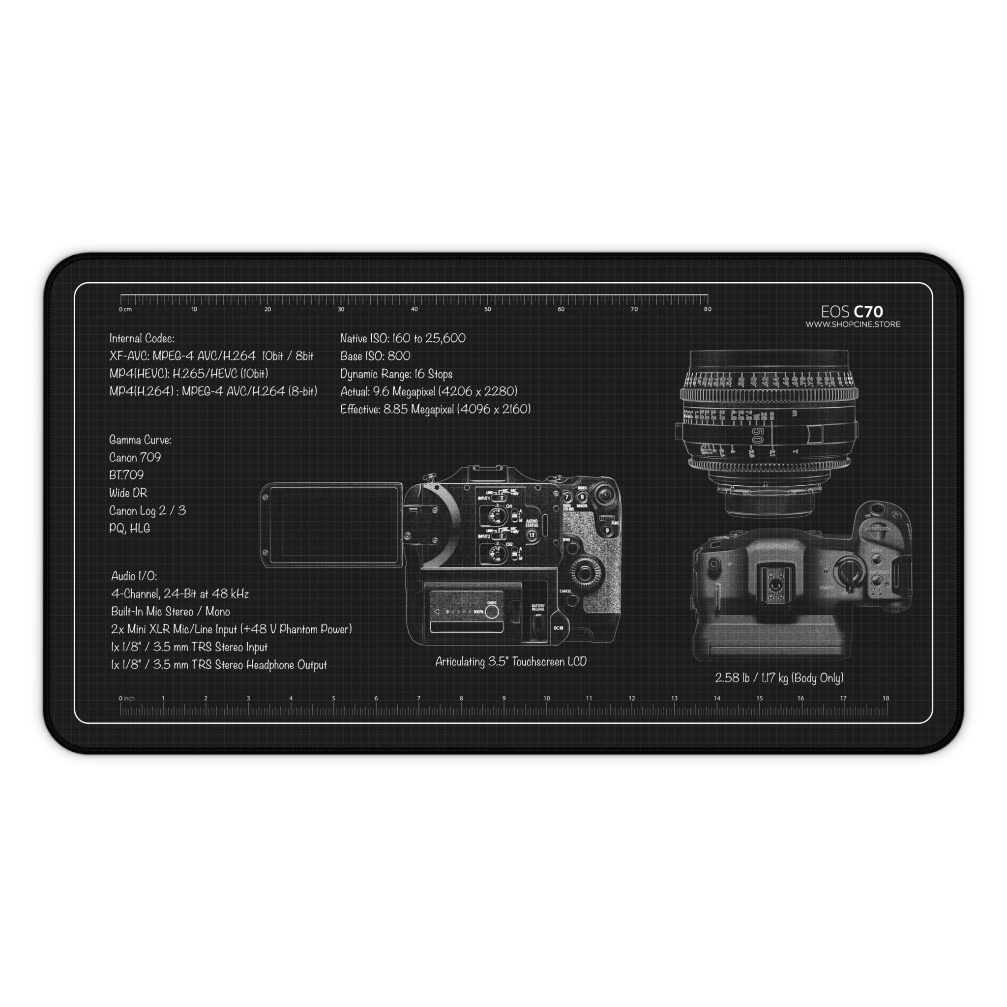Canon C70 | Blackout Camera Mat