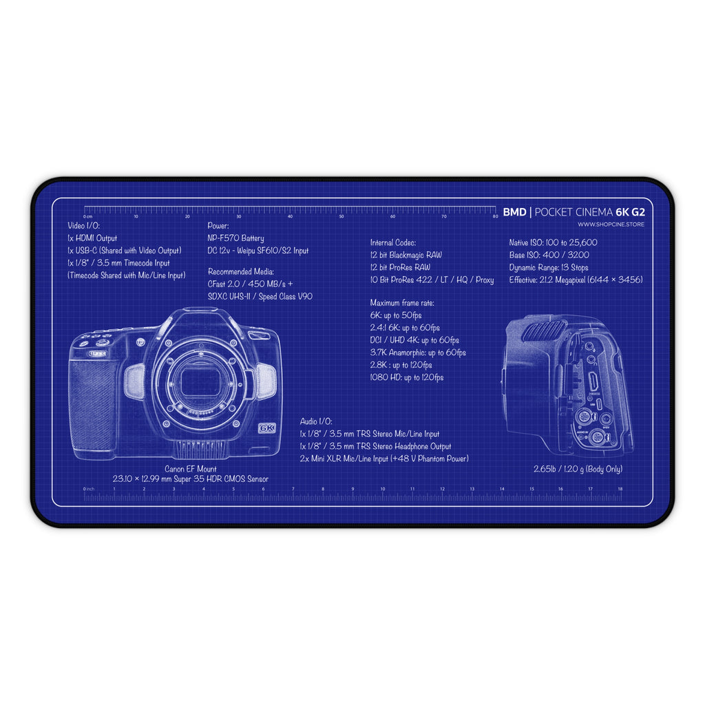 Pocket Cinema 6K G2 | Blueprint Camera Mat