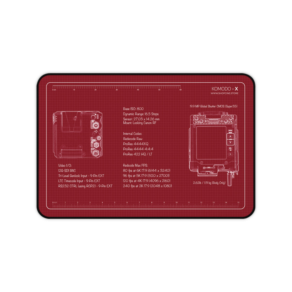 RED Komodo-X | Blueprint Camera Mat