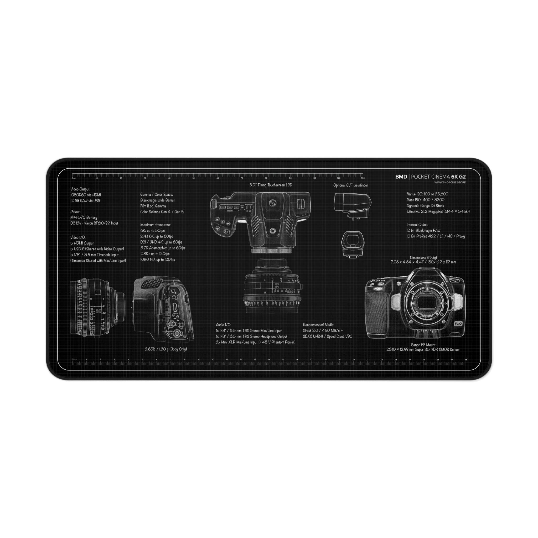 Pocket Cinema 6K G2 | Blackout Camera Mat