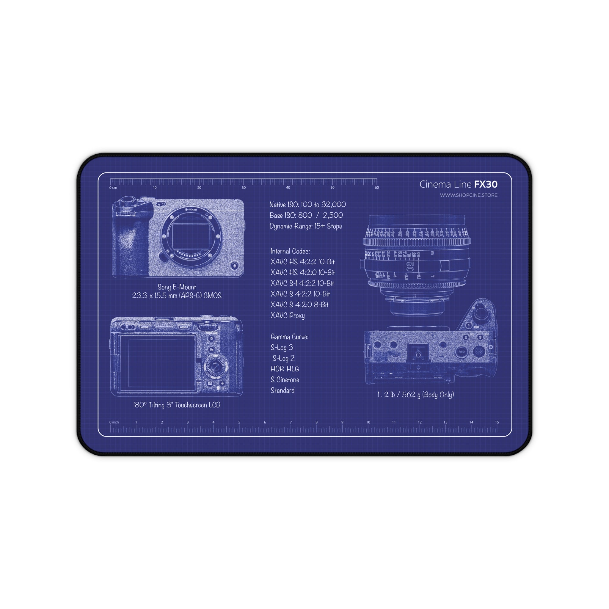 Cinema Line FX30 | Blueprint Camera Mat