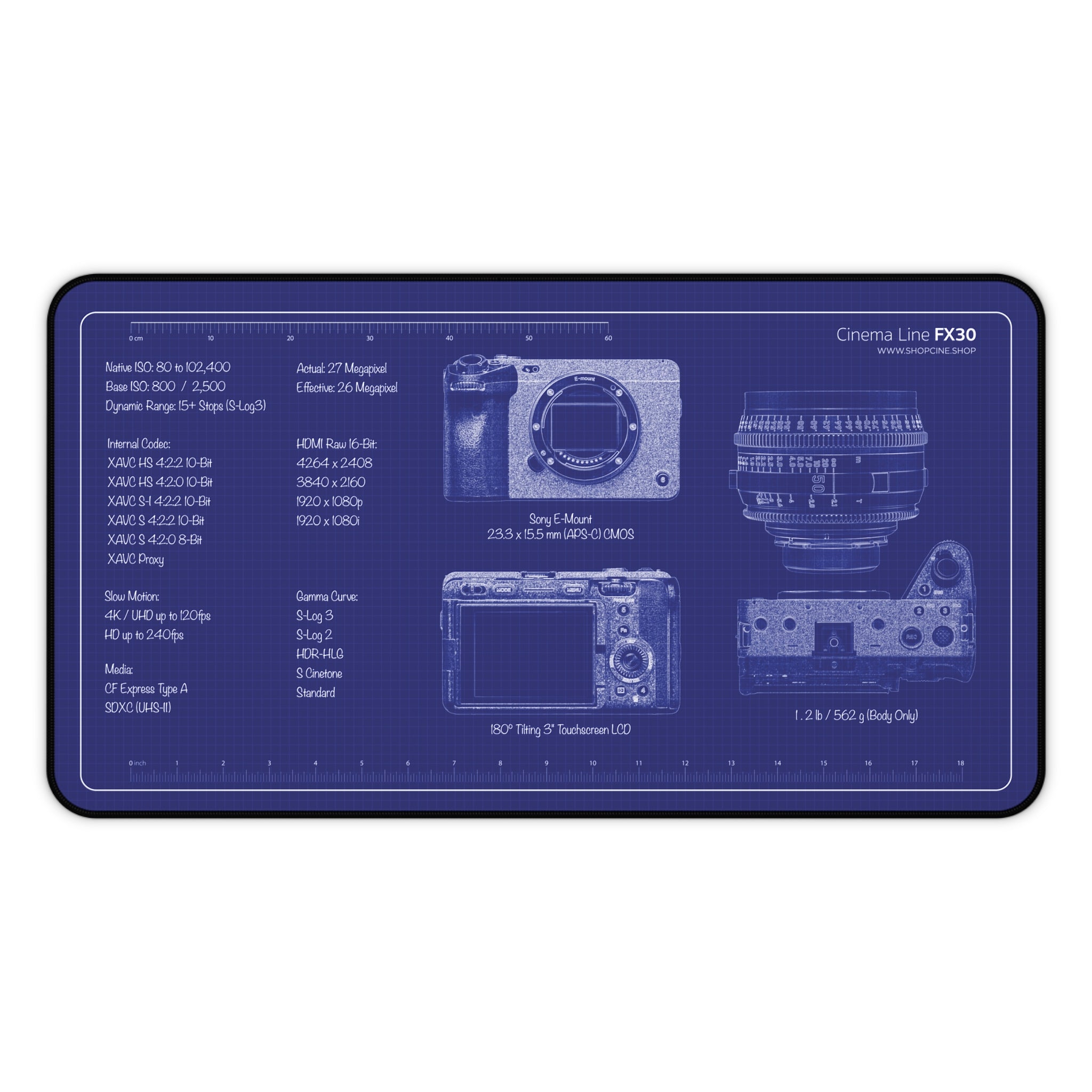 Cinema Line FX30 | Blueprint Camera Mat