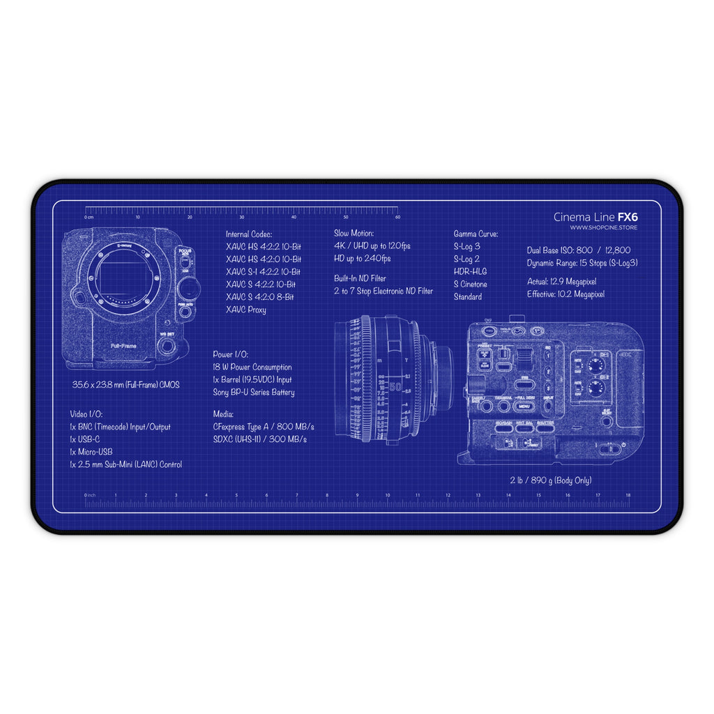 Cinema Line FX6 | Blueprint Camera Mat