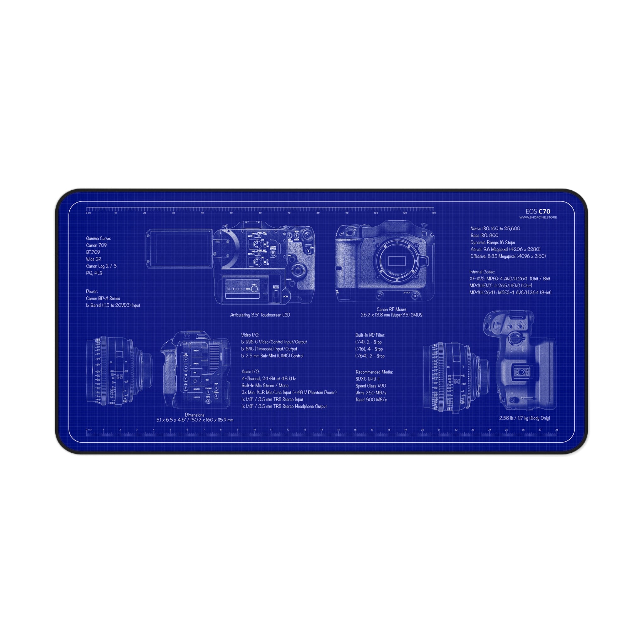 Canon C70 | Blueprint Camera Mat