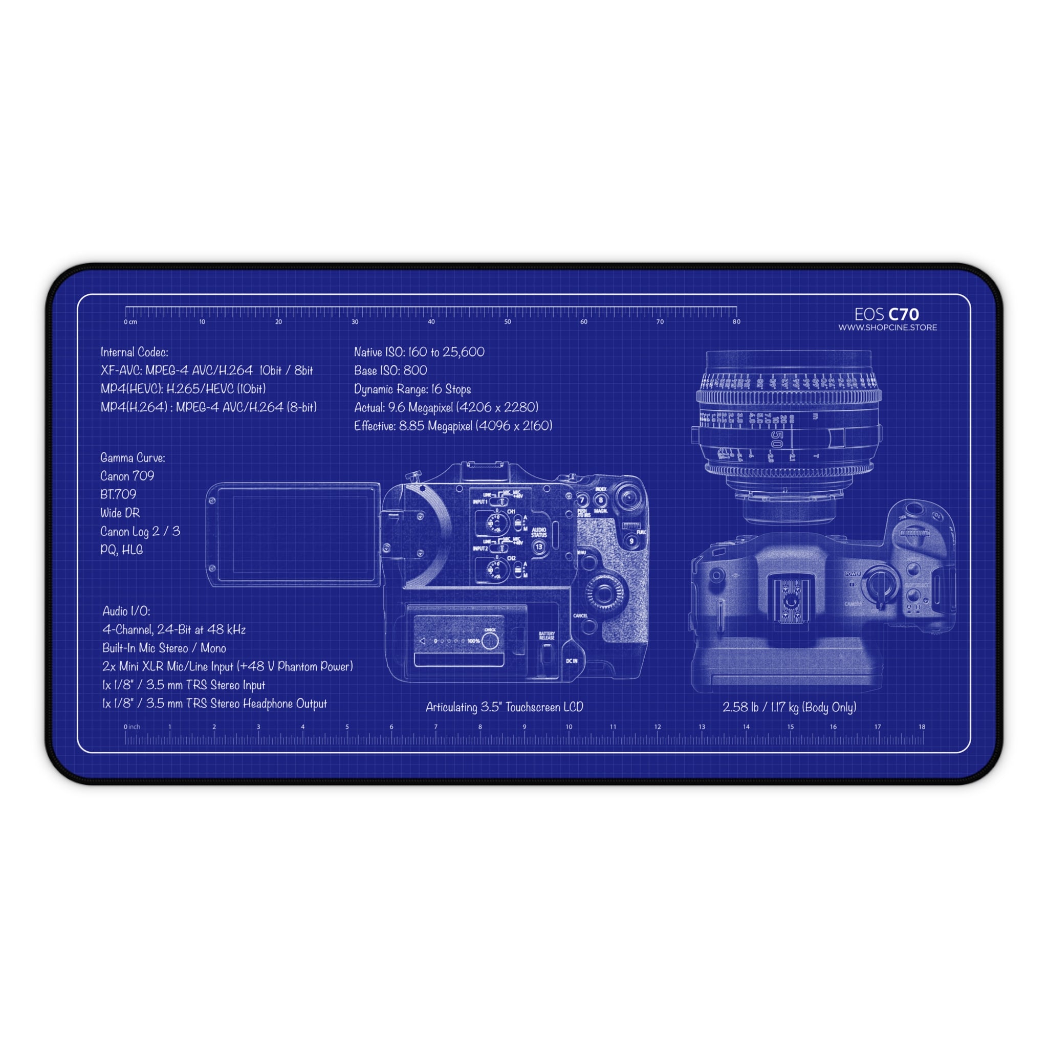 Canon C70 | Blueprint Camera Mat