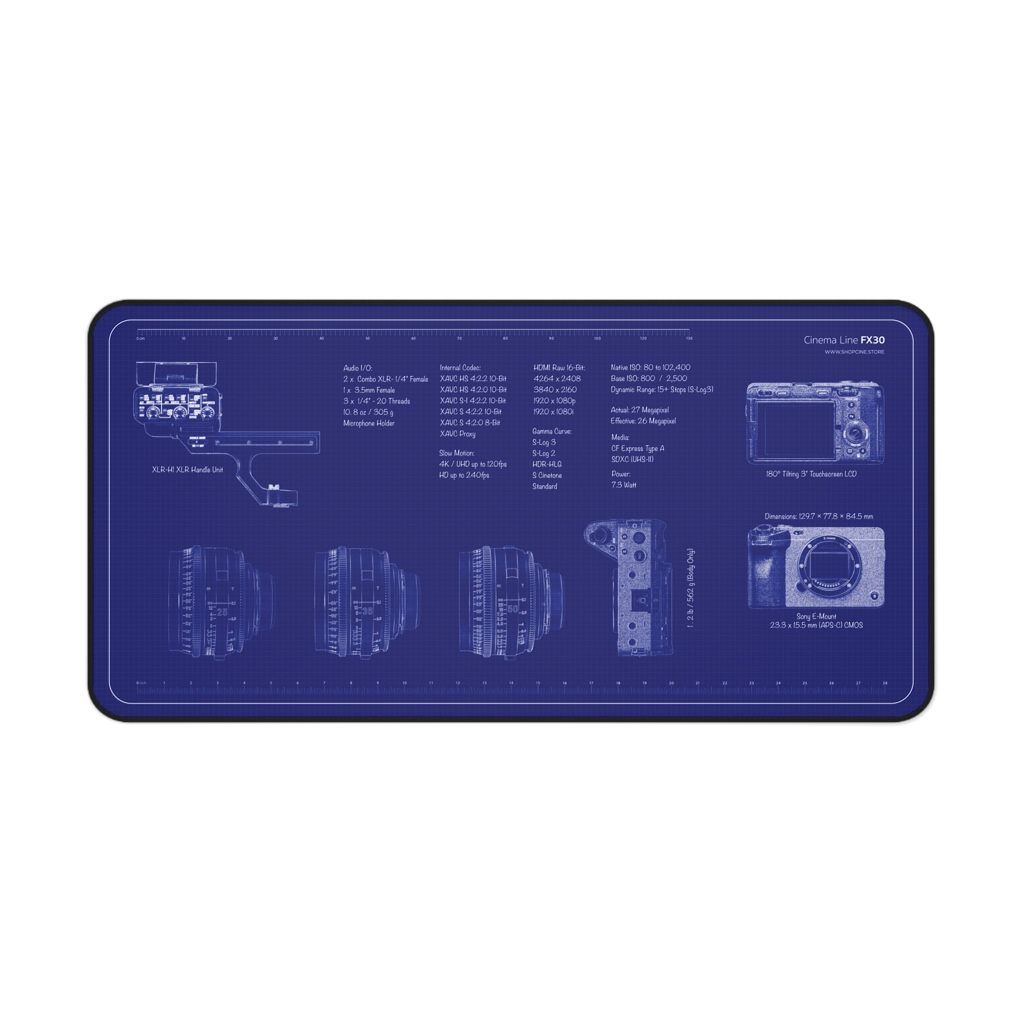 Cinema Line FX30 | Blueprint Camera Mat