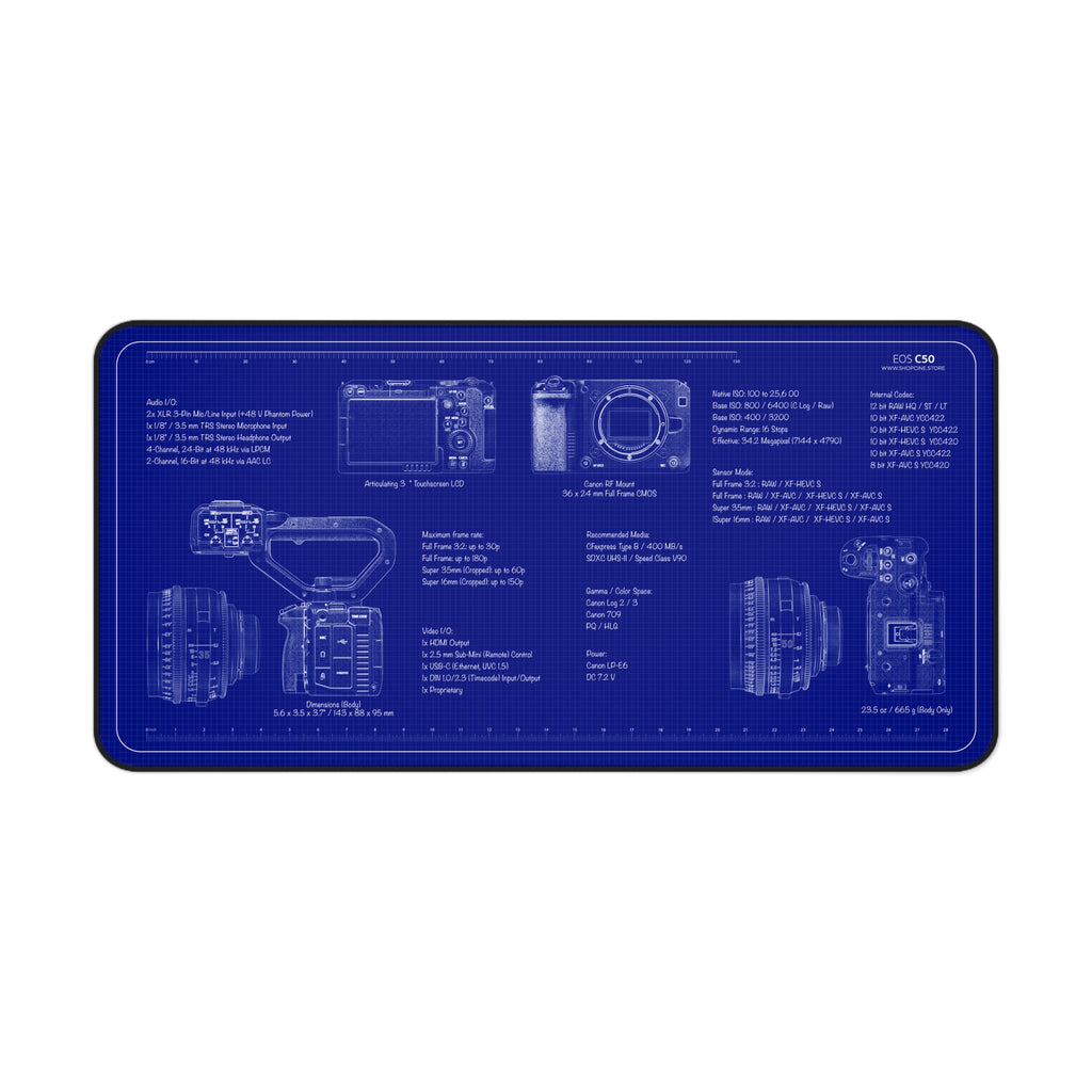 Canon C50 | Blueprint Camera Mat