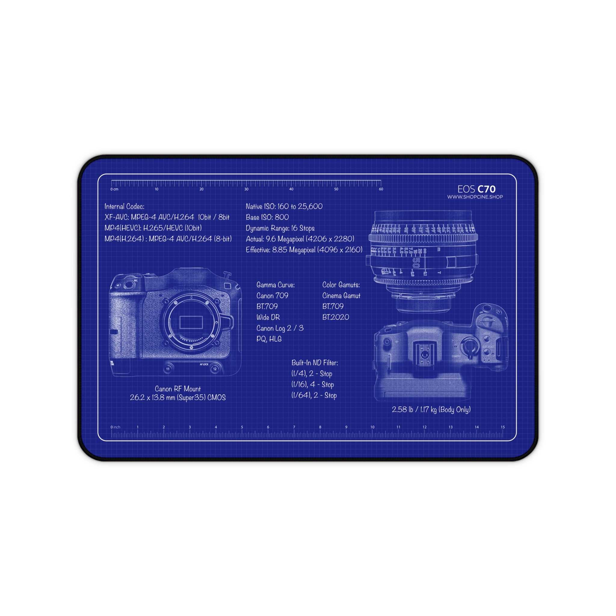 Canon C70 | Blueprint Camera Mat