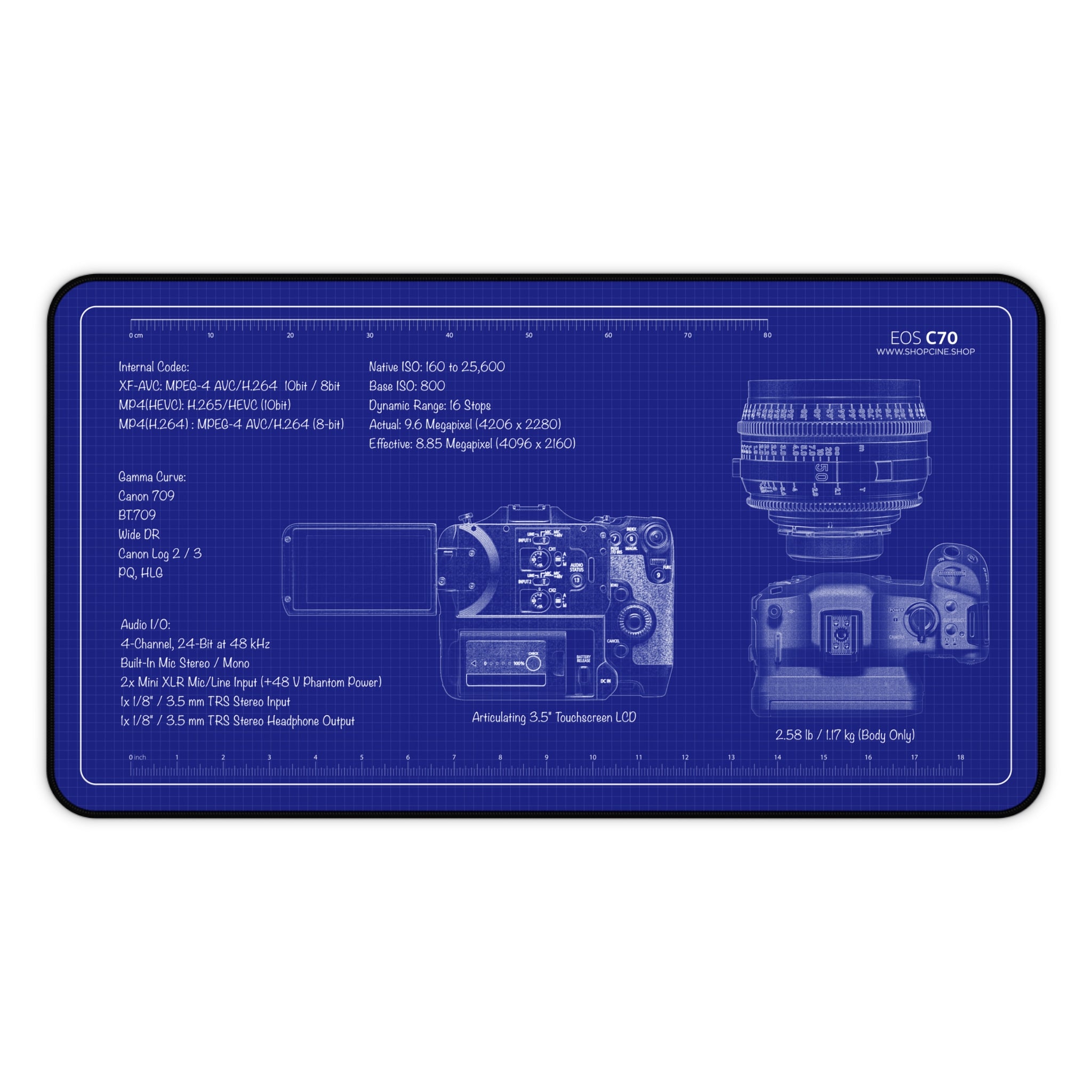 Canon C70 | Blueprint Camera Mat