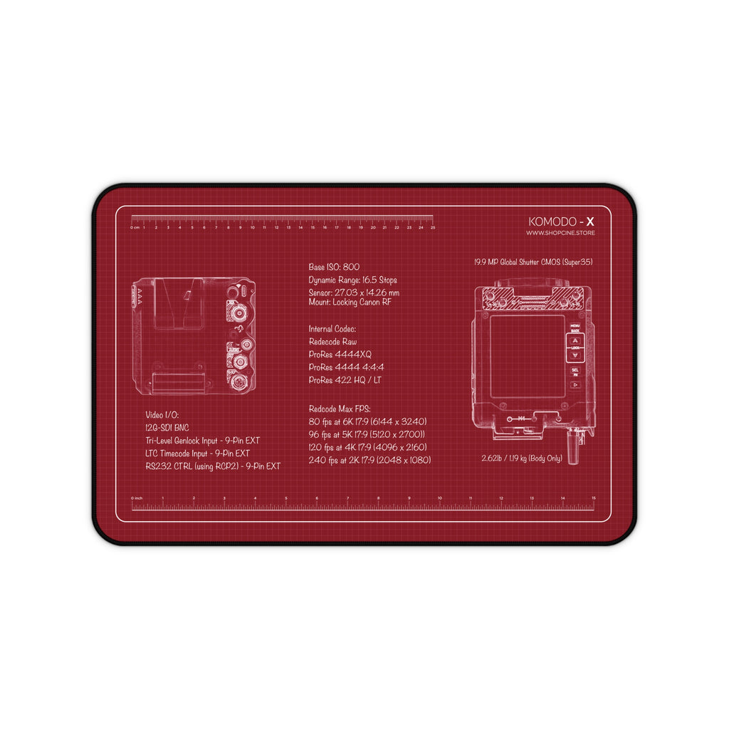 RED Komodo-X | REDprint Camera Mat