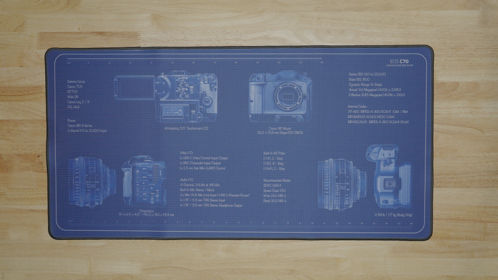 Canon C70 | Blueprint Camera Mat
