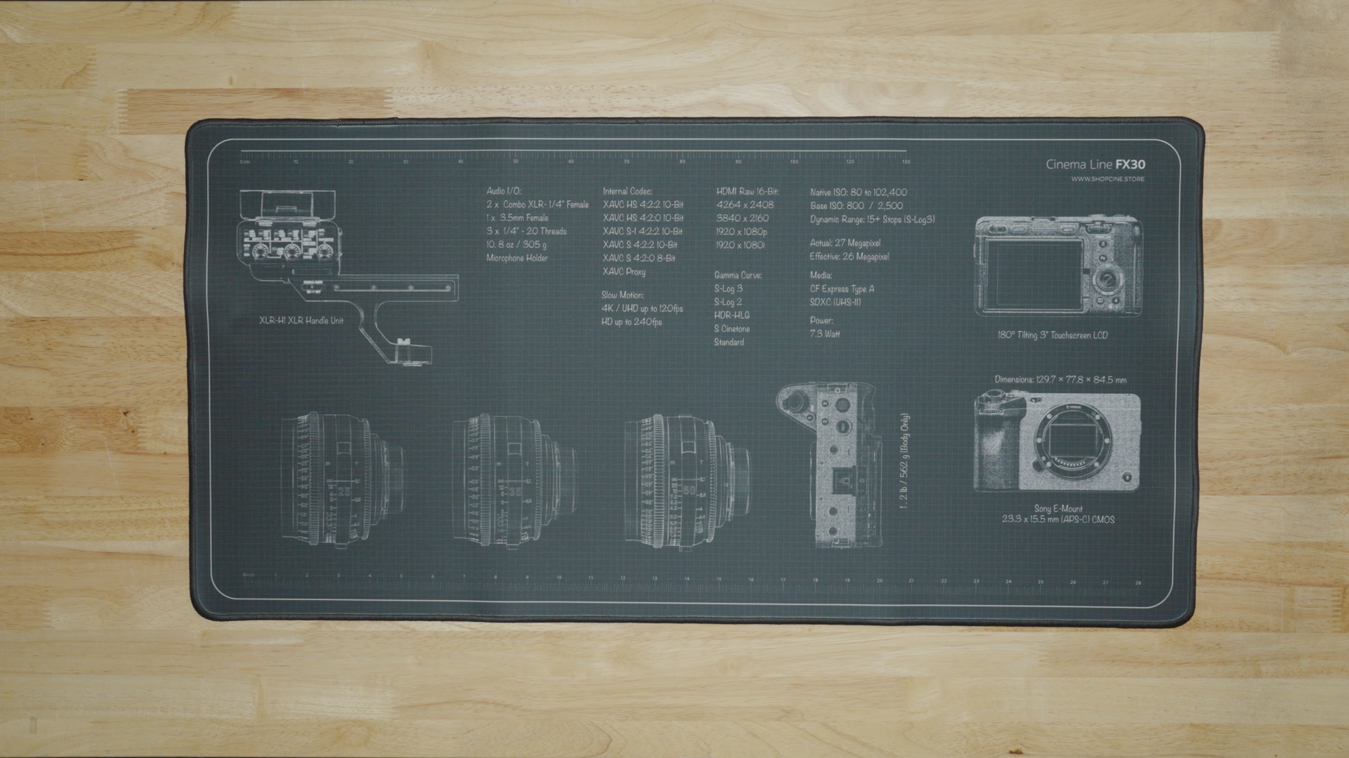 Cinema Line FX30 | Blackout Camera Mat